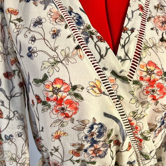 Flowy floral mini dress - Picture 3 of 11